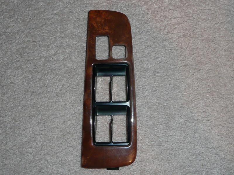 97 -01 lexus es300 es lh drivers front power switch woodgrain bezel oem!used