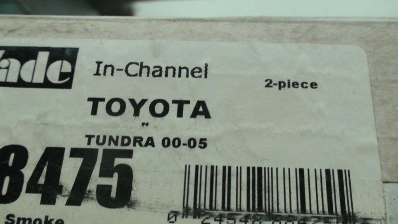 2000-2005 TOYOTA TUNDRA 2 PC - WADE IN CHANNEL WINDOW DEFLECTORS - NEW IN BOX, US $45.00, image 2