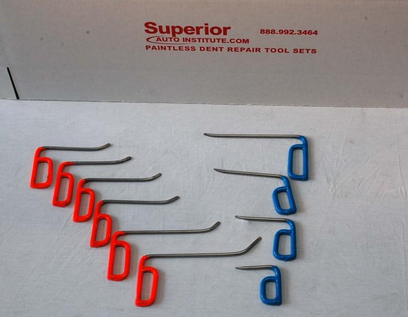 Pdr paintless dent removal repair auto body hand tool set 10pcs