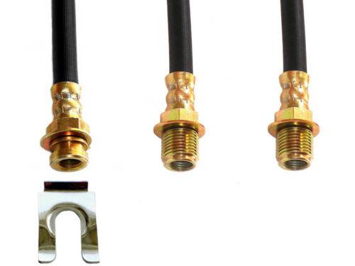 1953 54 55 56 ford f100 f-100 pickup brake hoses + clip dot new