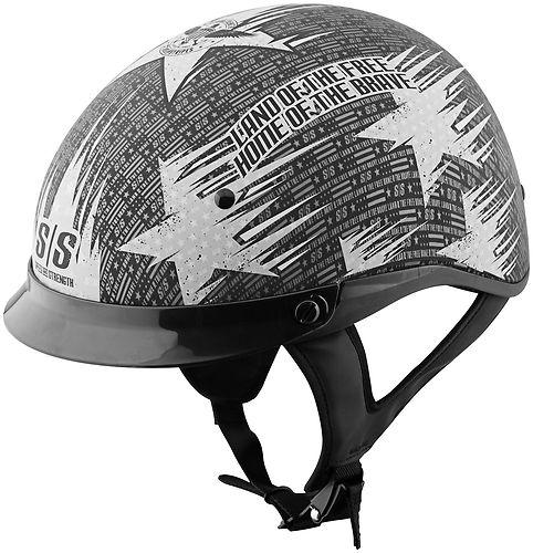 Speed and strength ss300 stars & stipes gloves black silver size small