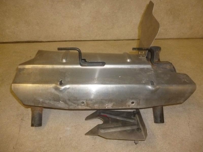 11 polaris sportsman 850 xp 4x4 eps exhaust can muffler stock heat oem #7747