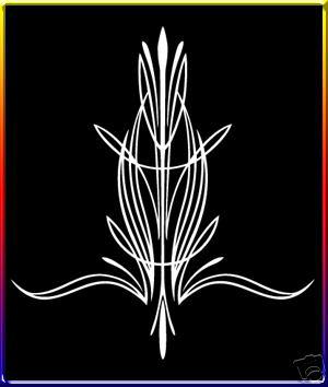 Old school pinstriping decal-custom culture-von dutch 