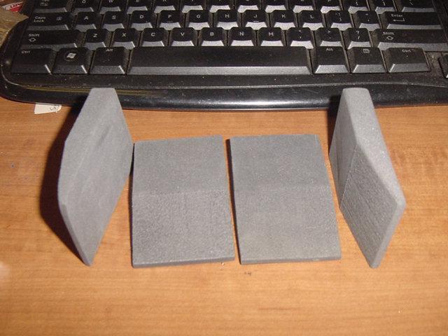 4 nos door handle foam wedges jaguar xj6 xj12 series iii