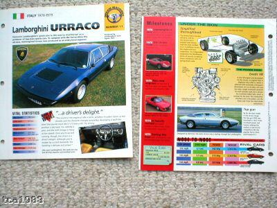 1973 / 1974 / 1975 LAMBORGHINI URRACO IMP Brochure, US $8.00, image 2