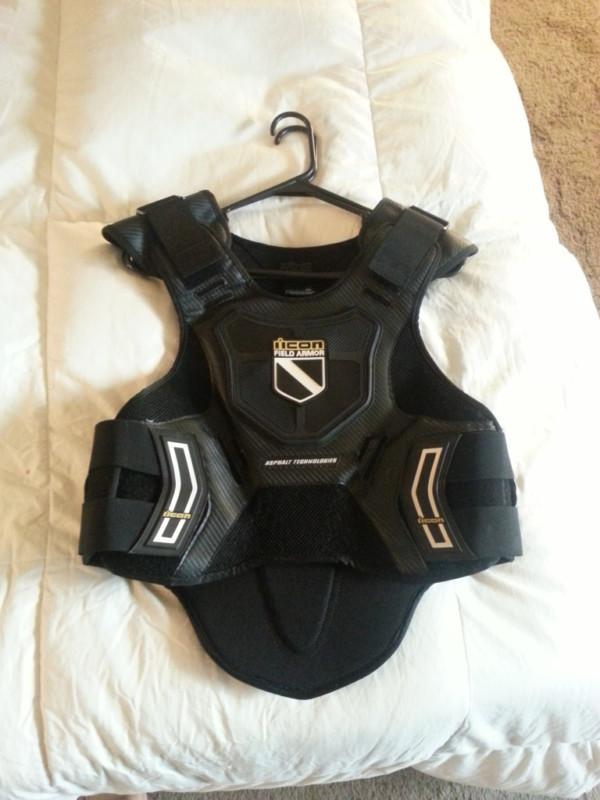 ICON VEST FIELD ARMOR BLACK XL, US $40.00, image 2