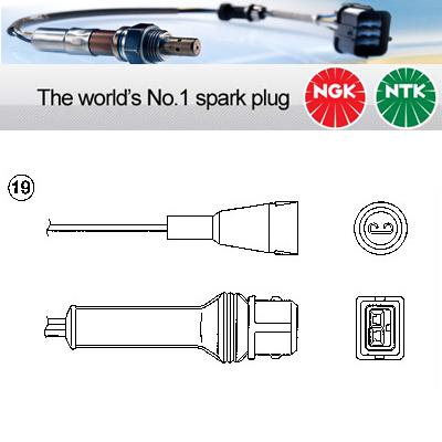 1x ngk ntk oxygen o2 lambda sensor  oza446-e44 oza446e44 (0162)