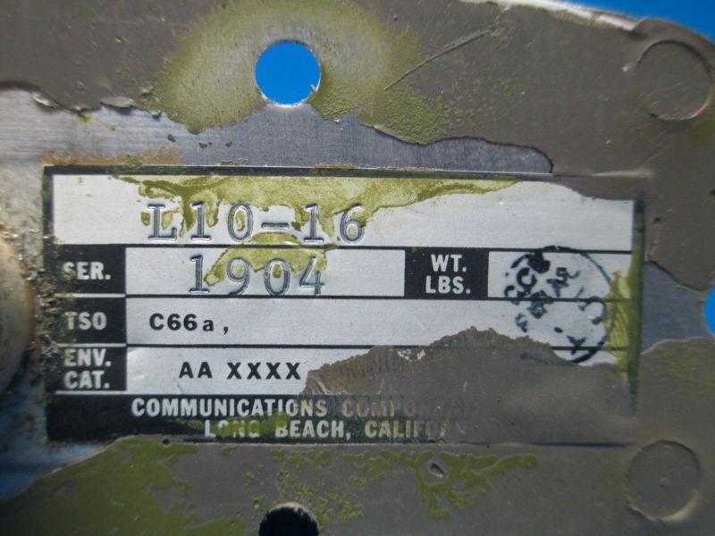 Communications Components VHF Antenna L10-16 S/N: 1904, US $74.99, image 3