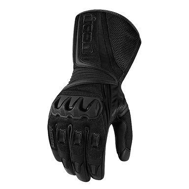 Icon glove compund long black lg 3301-1660