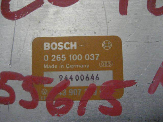 Ecu ecm computer audi 100 80 90 1988 1989 5 cyl 0 265 100 037 443 907 379 c