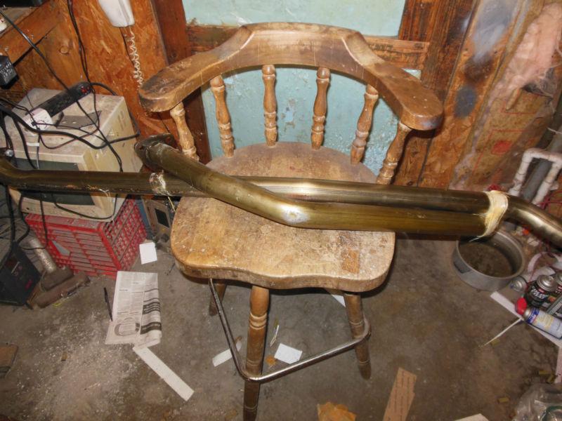 Military vehicle m725 ambulance front and center exhaust pipe nos