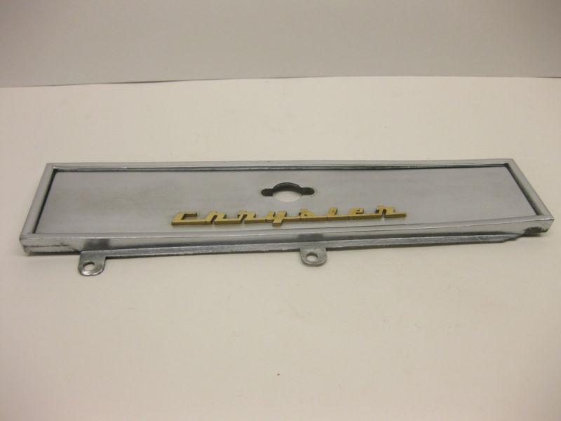 1954 CHRYSLER DASH TRIM BEZEL GLOVE BOX DOOR NICE PART HARD 2 FIND 1953 52 51 , US $32.48, image 6