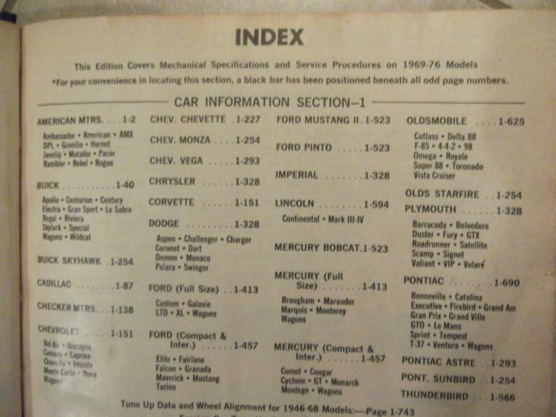 1976 Motor Auto Repair Manual - 39th Edition Hard Cover Original Car Manual, US $13.00, image 4