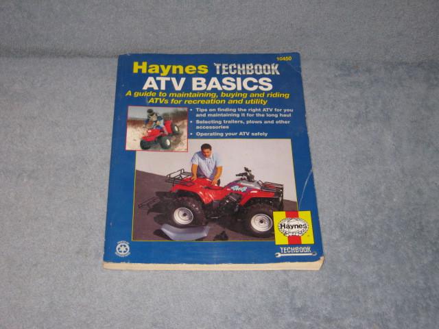 Haynes techbook atv basics guide book