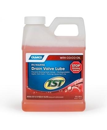 Camco 40246 tst rv 16oz drain valve lube holding tank treatment