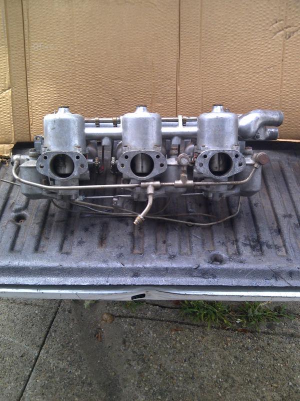 Jaguar xke series 1 early 3.8 intake manifold and fuel rail