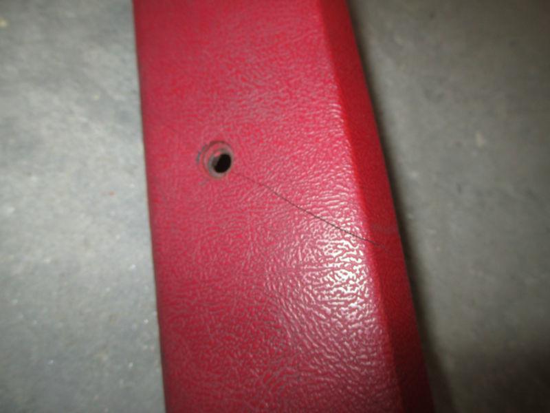 Sell Corvette inside windshield trim red 78 79 80 81 82 in Waco, Texas