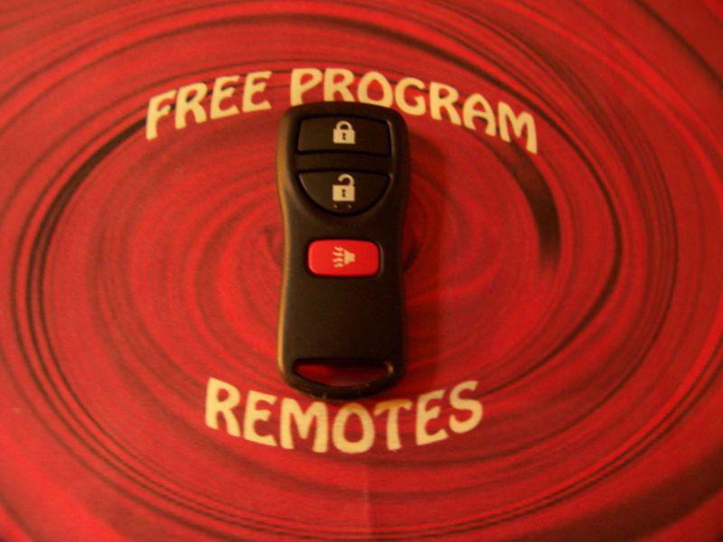 Keyless remote 09-11 nissan xterra titan frontier pathfinder cwtwb1u821