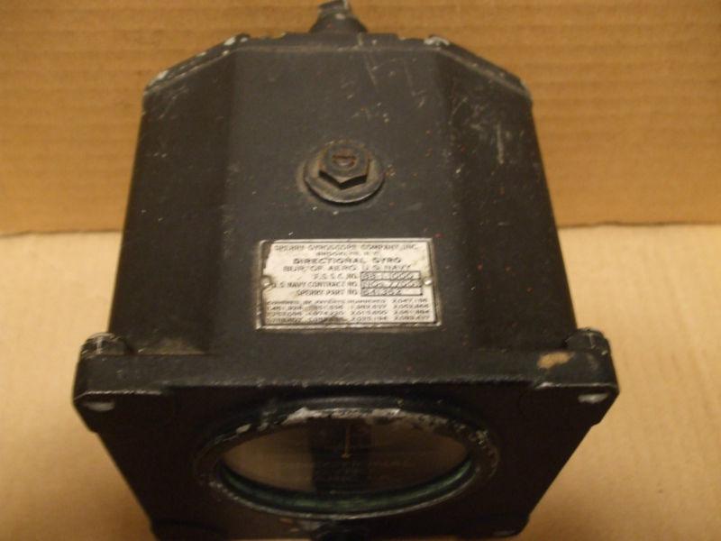 Sell Vintage aircraft Directional Gyro Sperry Gyroscope Co. U.S.N. in