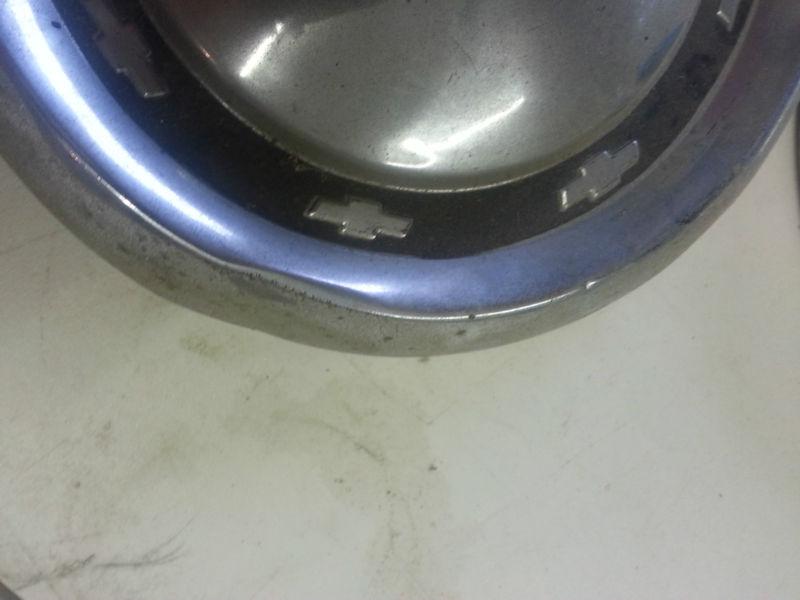 Sell Set of 3 1955 1956 Chevrolet Bow Tie Dog Dish Hubcap in Auburn