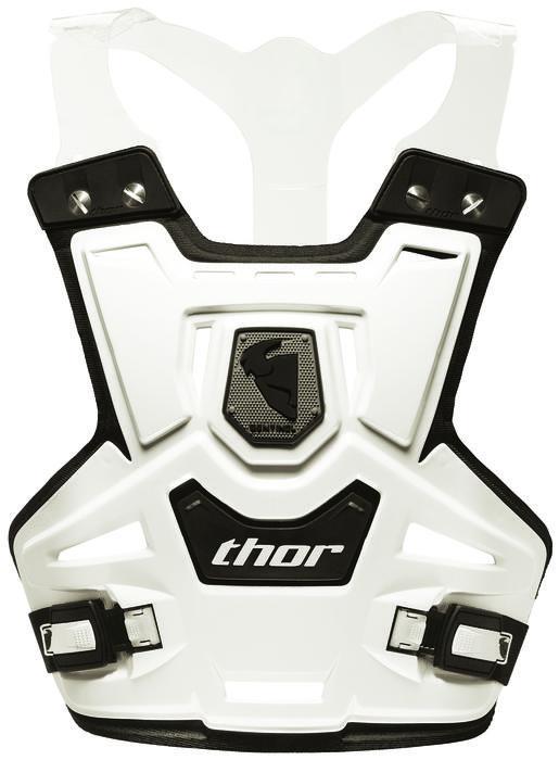 Thor sentinel pro motorcycle roost protector white youth one size