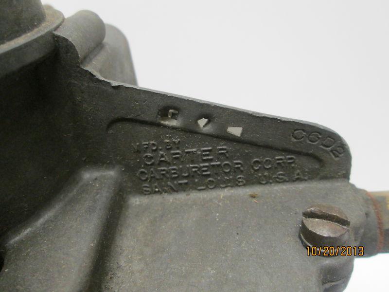 1949-50 chrysler, b & bcarburetor e7j2