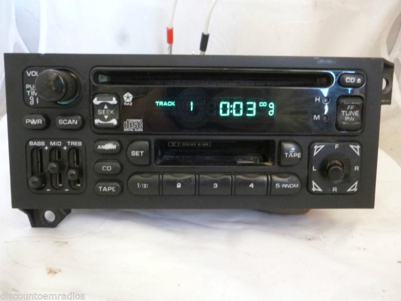 Sell JEEP Grand Cherokee Wrangler DODGE Ram Caravan Radio Cd Cassette