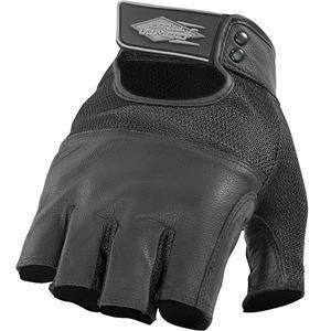 Power trip graphite perforated riding gloves s small