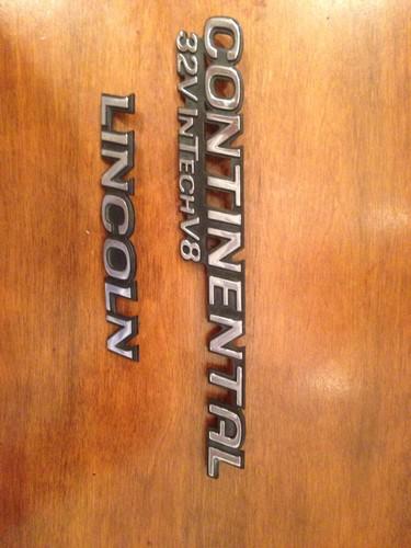 95-97 lincoln continental emblem trunk intech excellent