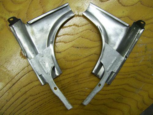 55,56,57 CHEVY SEDAN,WAGON,HARDTOP WINDSHIELD LOWER CORNER MOLDINGS PAIR NO DENT, US $50.00, image 2