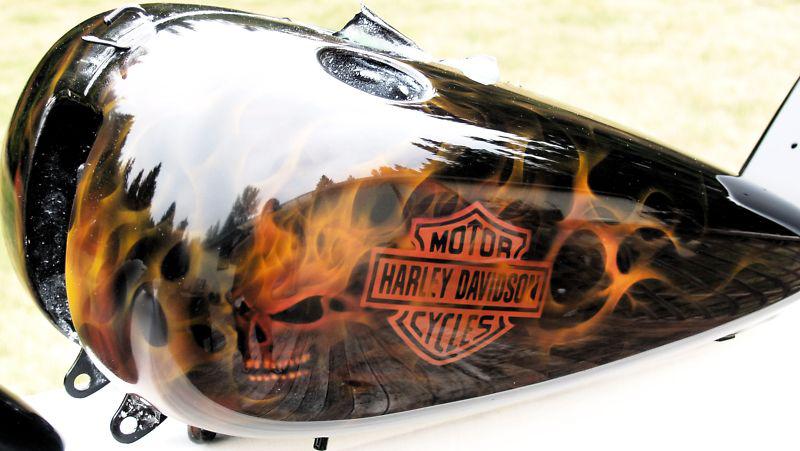 03 harley deuce / duece paint set