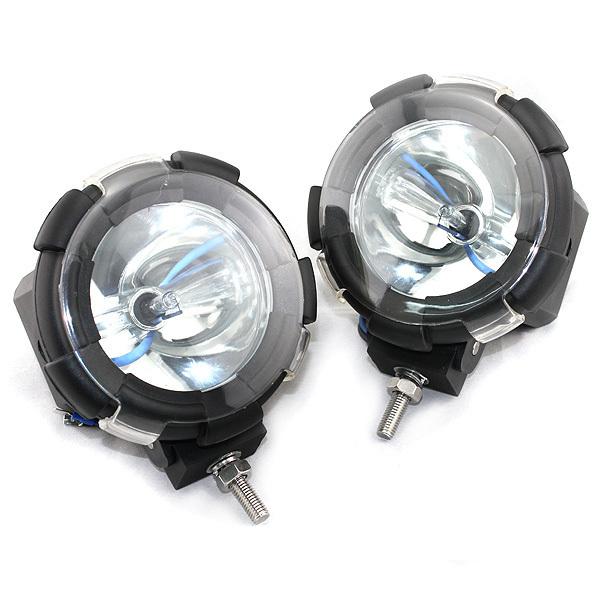 Pair 4 inch 55w hid xenon offroad driving spot beam light for 4wd ute work 12v