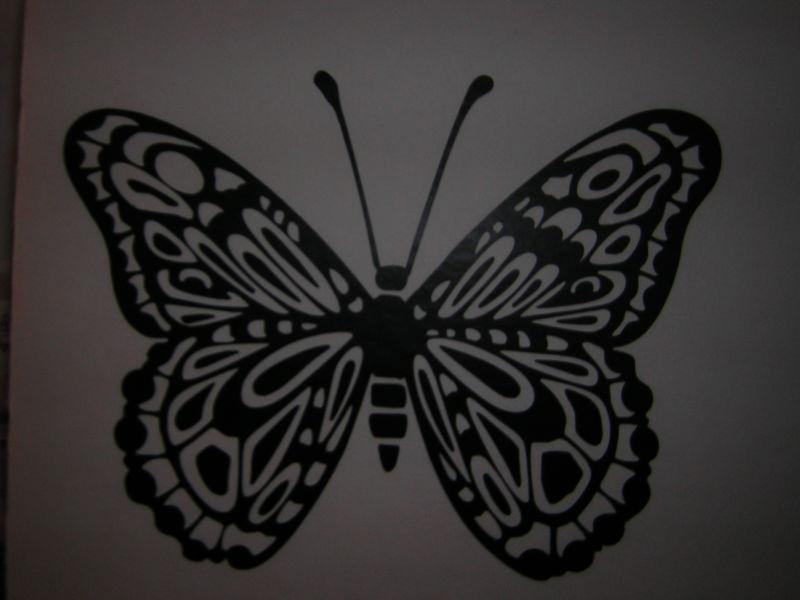  butterfly  window decal