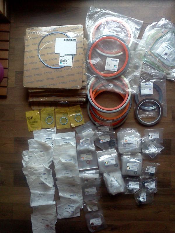Lot of parts cat perkins olimpian genset and industrial engine seal oring gasket