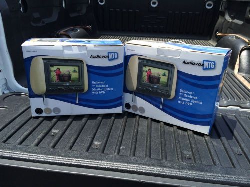 Audiovox 7 inch headrest monitor with built in dvd player