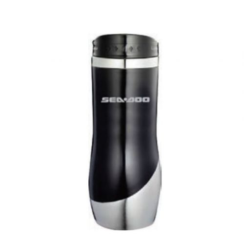 * brp seadoo curved stainless steel 16 oz travel coffee mug cup