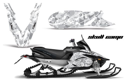 Yamaha apex graphic kit amr racing snowmobile sled wrap decal 12-13 skull camo w