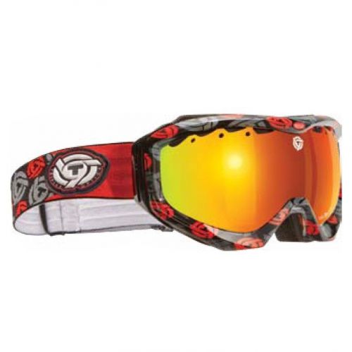 Triple 9 swank snowmobile goggles with mirrored double lens