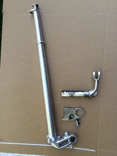 1928 model a ford emergency brake handle with shaft and hardware rare