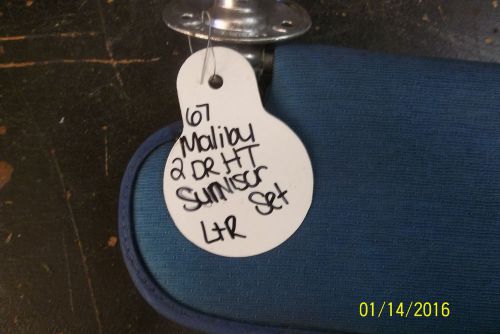 1967 malibu sunvisors