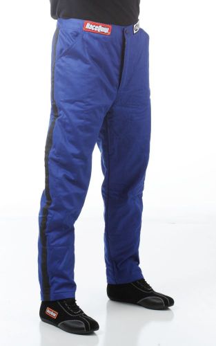 Racequip new return sfi-5 large blue pants multi layer racing firesuit 122025