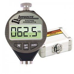 Digital durometer with silver case