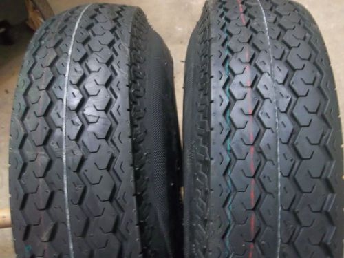 Two 570x8, 570-8, 5.70x8, 5.70-8 boat, utility, trailer tires load range c