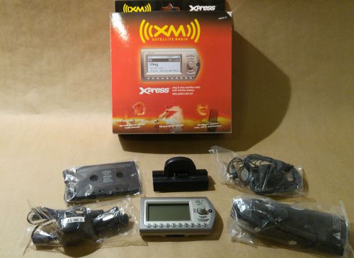 Audiovox xm xpress satellite radio receiver &amp; car kit xmck-10a combo sirius nib