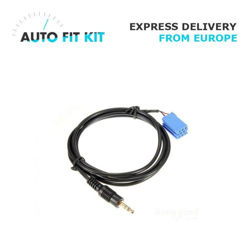 Blaupunkt aux in input adapter lead for car radio ipod iphone ipad mp3 jack