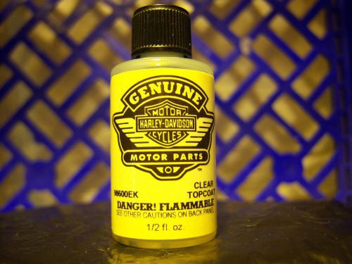 Harley new oem nos touch up paint clear topcoat 98600ek