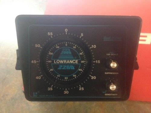 Lowrance 2260 depth finder