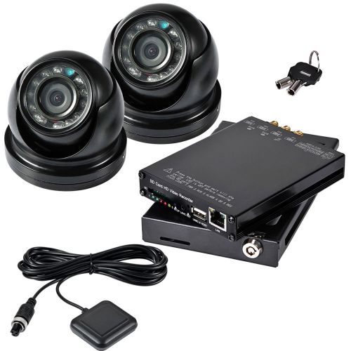 1080p mini 4 channel h.264 real-time car digital video recorder dvr camera + gps