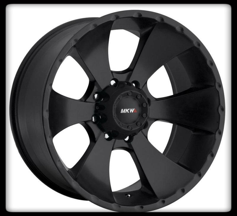 17" mkw m19 black rims & mickey thompson lt315-70-17 baja mtz tires wheels
