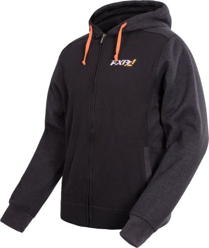 Fxr pace 2016 mens zip-up hoodie black/charcoal gray